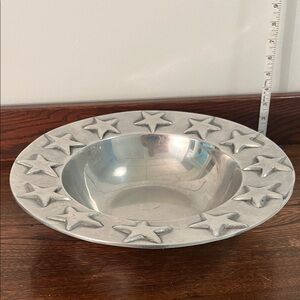 Mariposa Star Patterned Aluminum Bowl